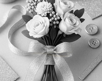Silver Lamé Ribbon, 40mm Metallic Fabric, Gift Wrapping & Event Decor