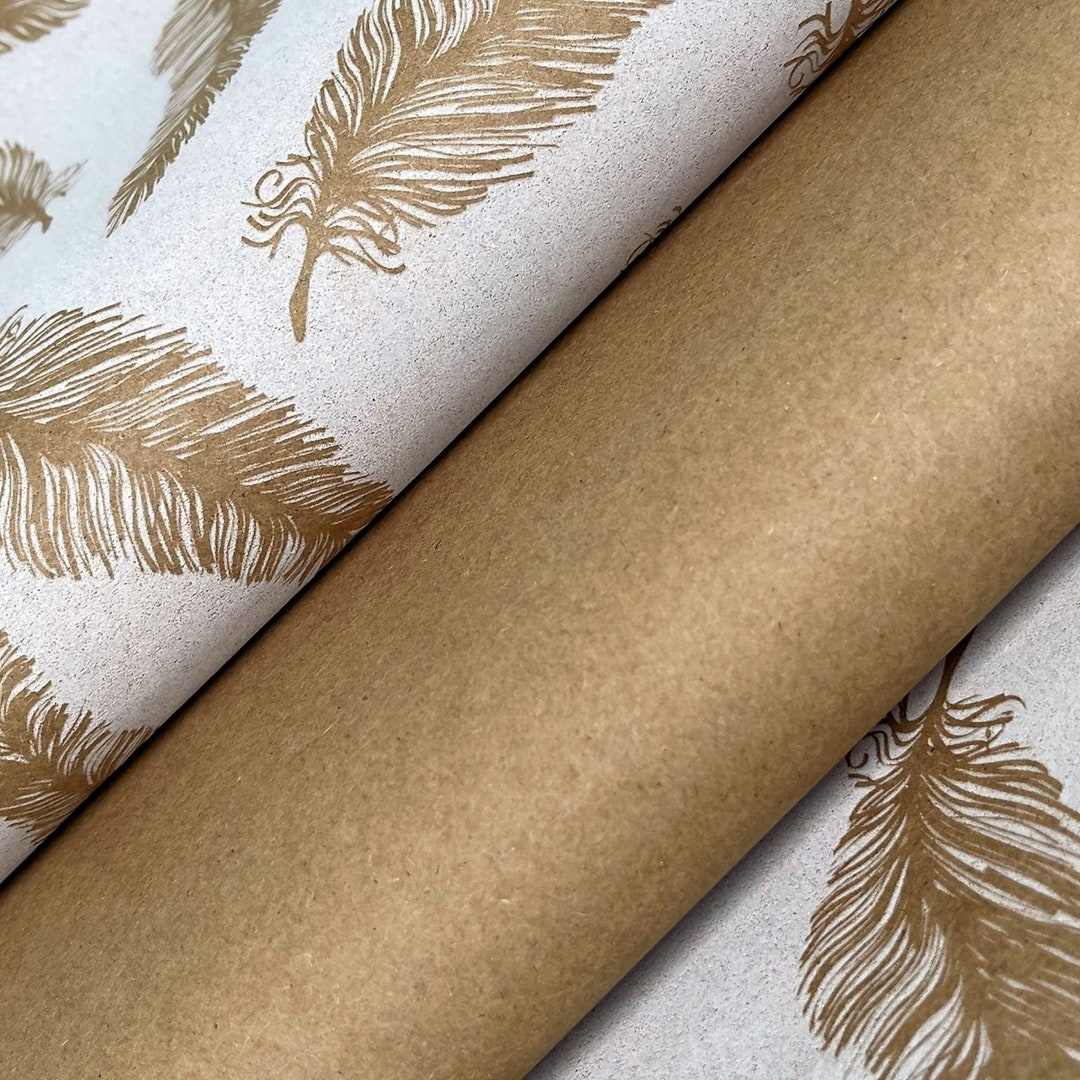 Plain Brown Recycled Kraft Paper A REALLY BIG ROLL for All Your Gift  Wrapping and Craft Needs 