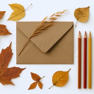Envelopes Kraft 125 mm x 175 mm - Gomados 110gsm - Marrom Natural Ecológico