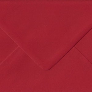 Buste rosse da 5" x 7". 133 mm x 184 mm. Adatte per biglietti di auguri, Natale, affari, inviti, cancelleria per matrimoni, buoni.