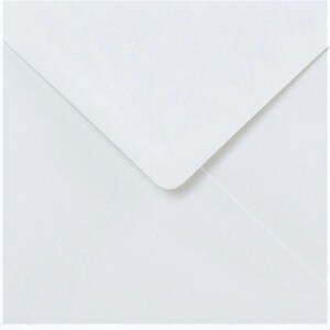 100 C5 Quality White Diamond Flap Gummed Greeting Card Envelopes 229mm x 162mm 