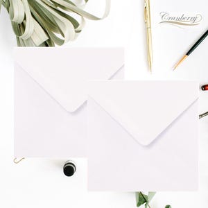 5x5 Premium Envelopes White 130gsm Thickness. Diamond Gummed Flap. 130mm x 130mm Square