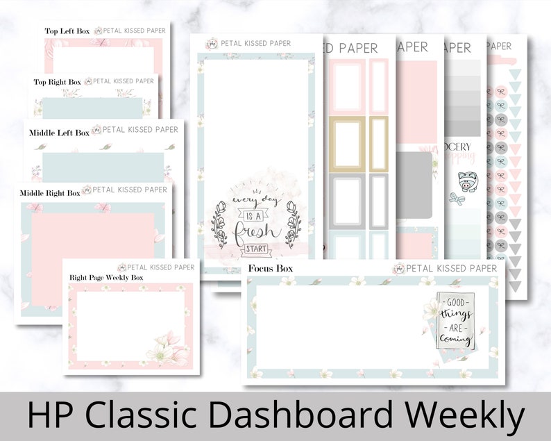 Weekly Planner Stickers Self Care Happy Planner Classic Dashboard Layout Spa Day
