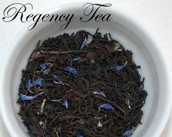 CREAM EARL GREY Loose Leaf Tea, Flavored Black, Customer favorite, delicious twist on Classic blend, Lady Detalle, Regency Tea