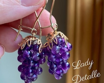 アメジスト グレープネックレス、ビクトリア朝のグレープペンダント