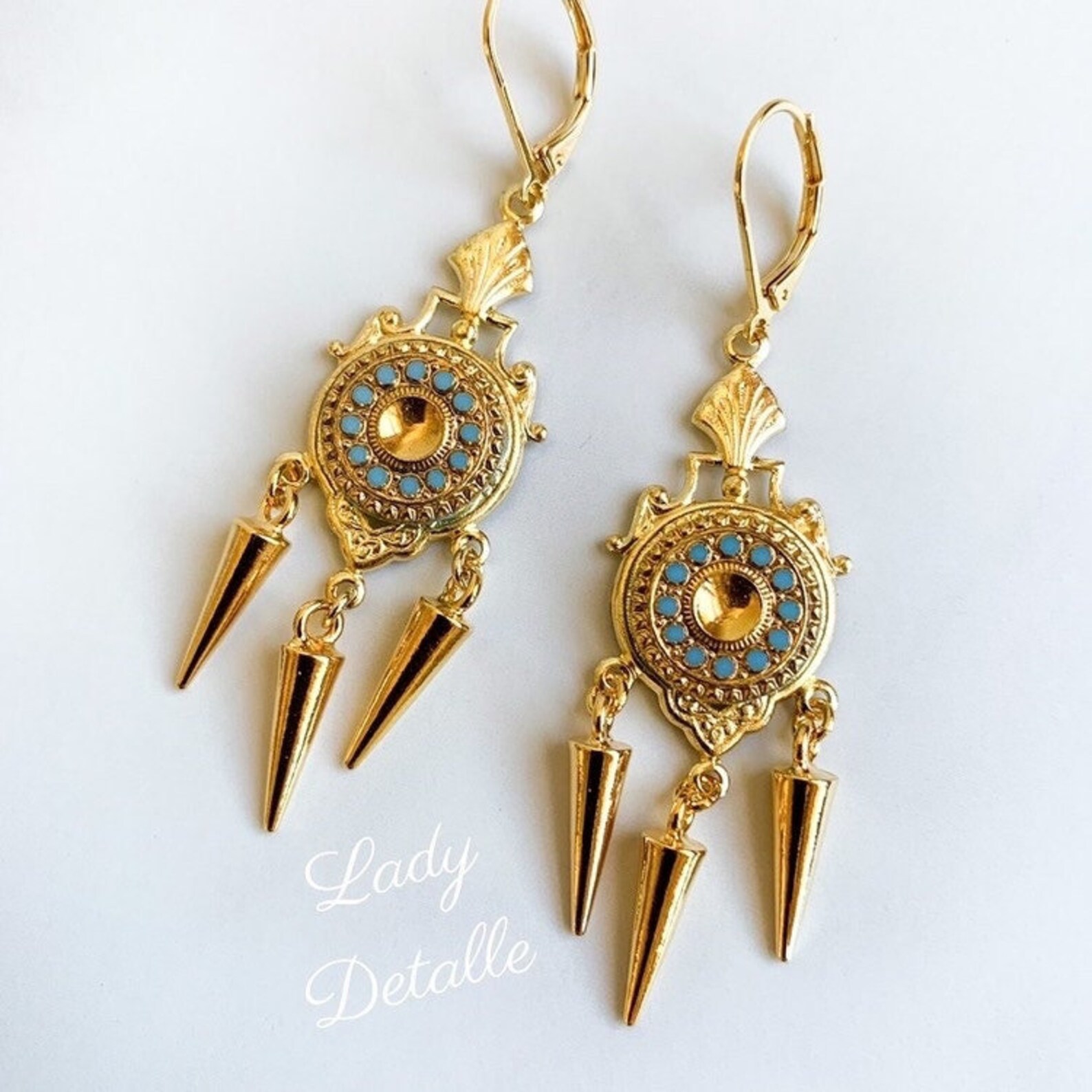 Antique Turnish Fancy Earrongs