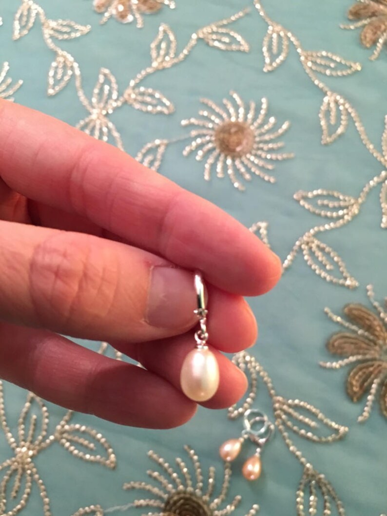 REAL Pearl SECONDS Earrings Pair of reproduction historic Etsy