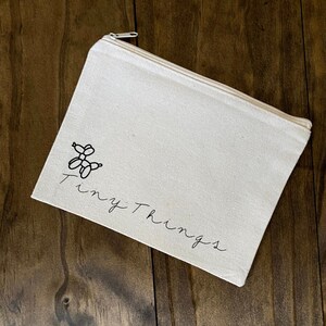 Tiny Things Pencil Pouch | Mini tote | Mini Pouch