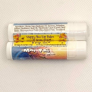 All Natural Mai Tai Flavored Lip Balm: Mongongo Oil