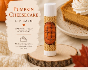 Lip balm Pumpkin Cheesecake Flavored Lip Balm: All Natural Ingredients