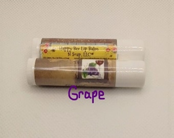 Lip balm Grape Flavored Lip Balm: All Natural Ingredients
