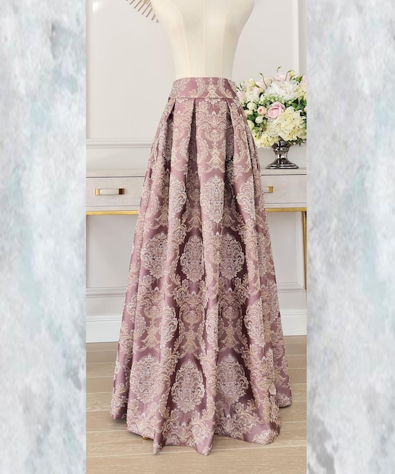 新品】FETICO ROSE JACQUARD MAXI SKIRT 25SS】FETICO フェティコ