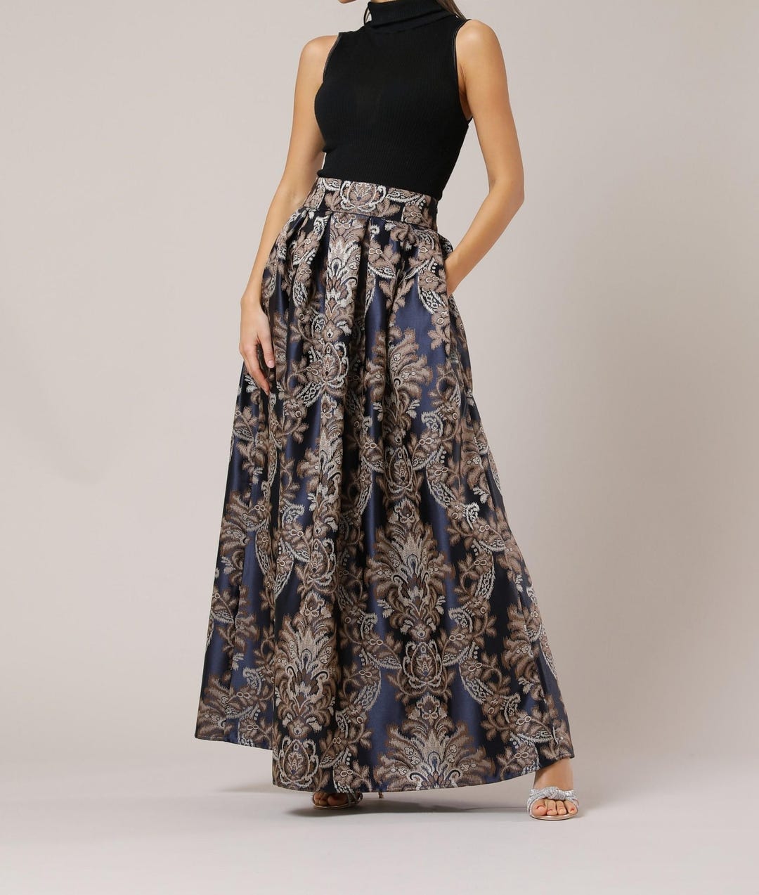 【very別注】Bluelea/Jacquard skirt very別注】Bluelea/Jacquard skirt
