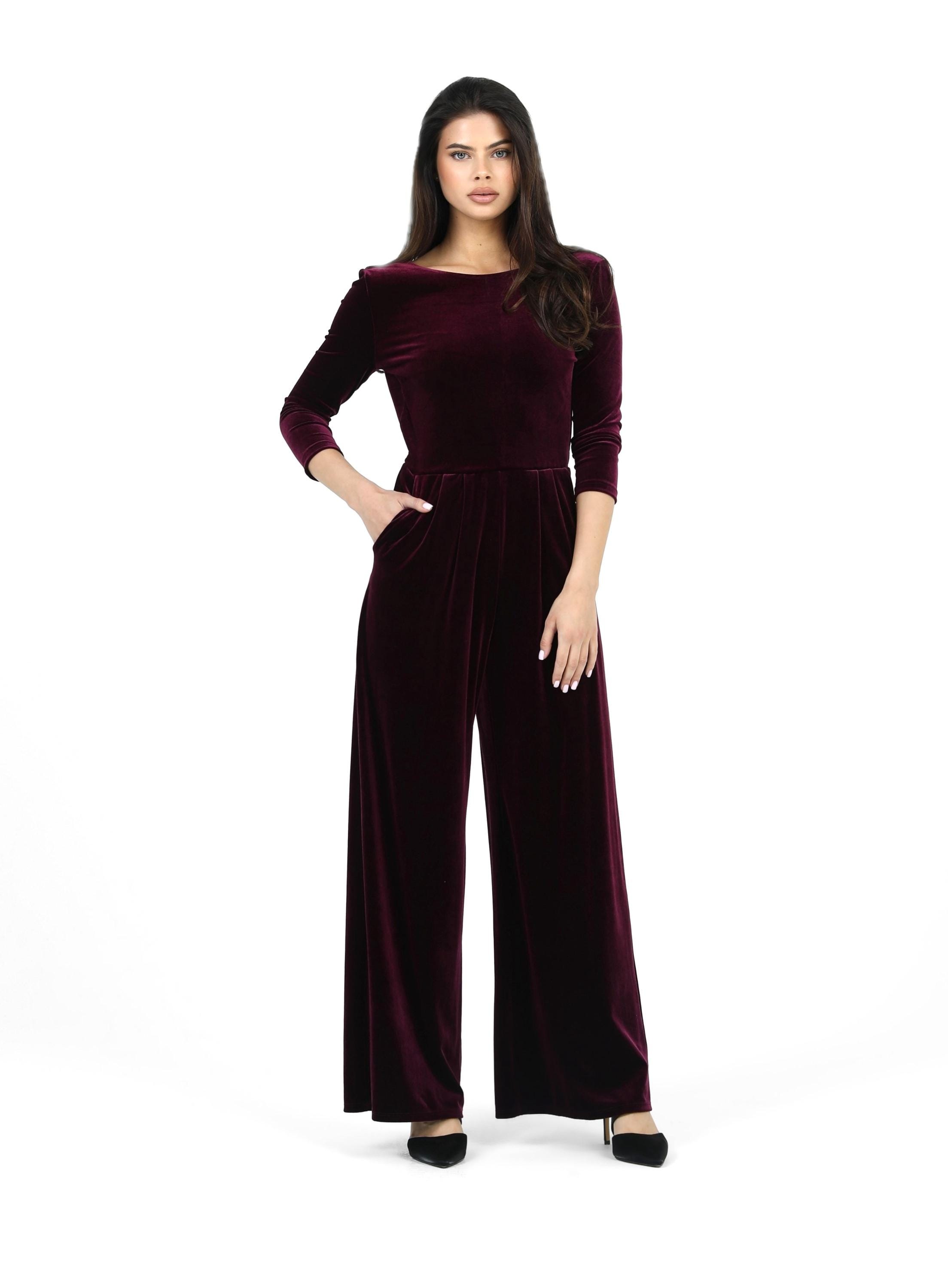 Combinaison (jumpsuit) Femme Velours CC-2013 - Neuve Avec étiquette, Taille Unique