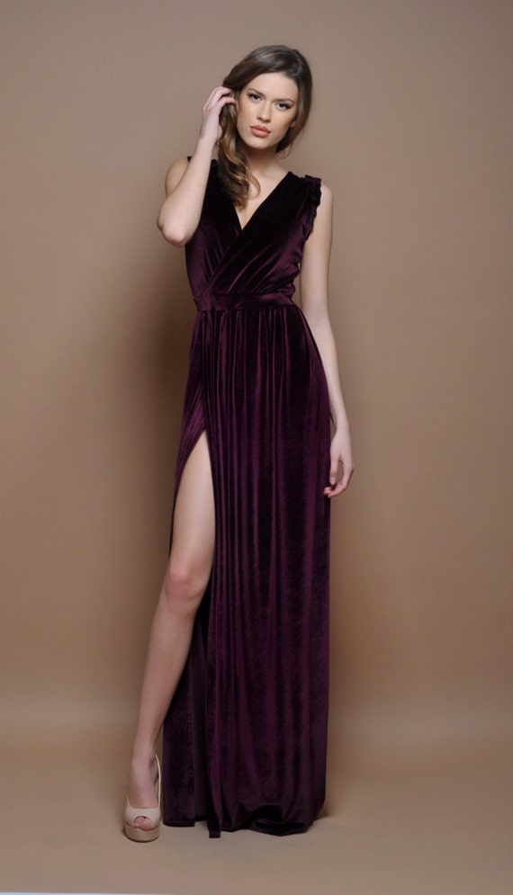 Dark Purple Maxi Dress