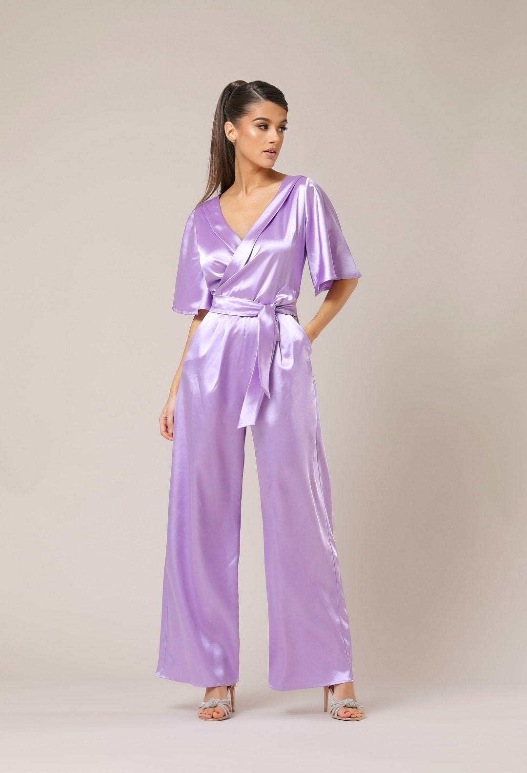 Shea lilac jumpsuit main image 0