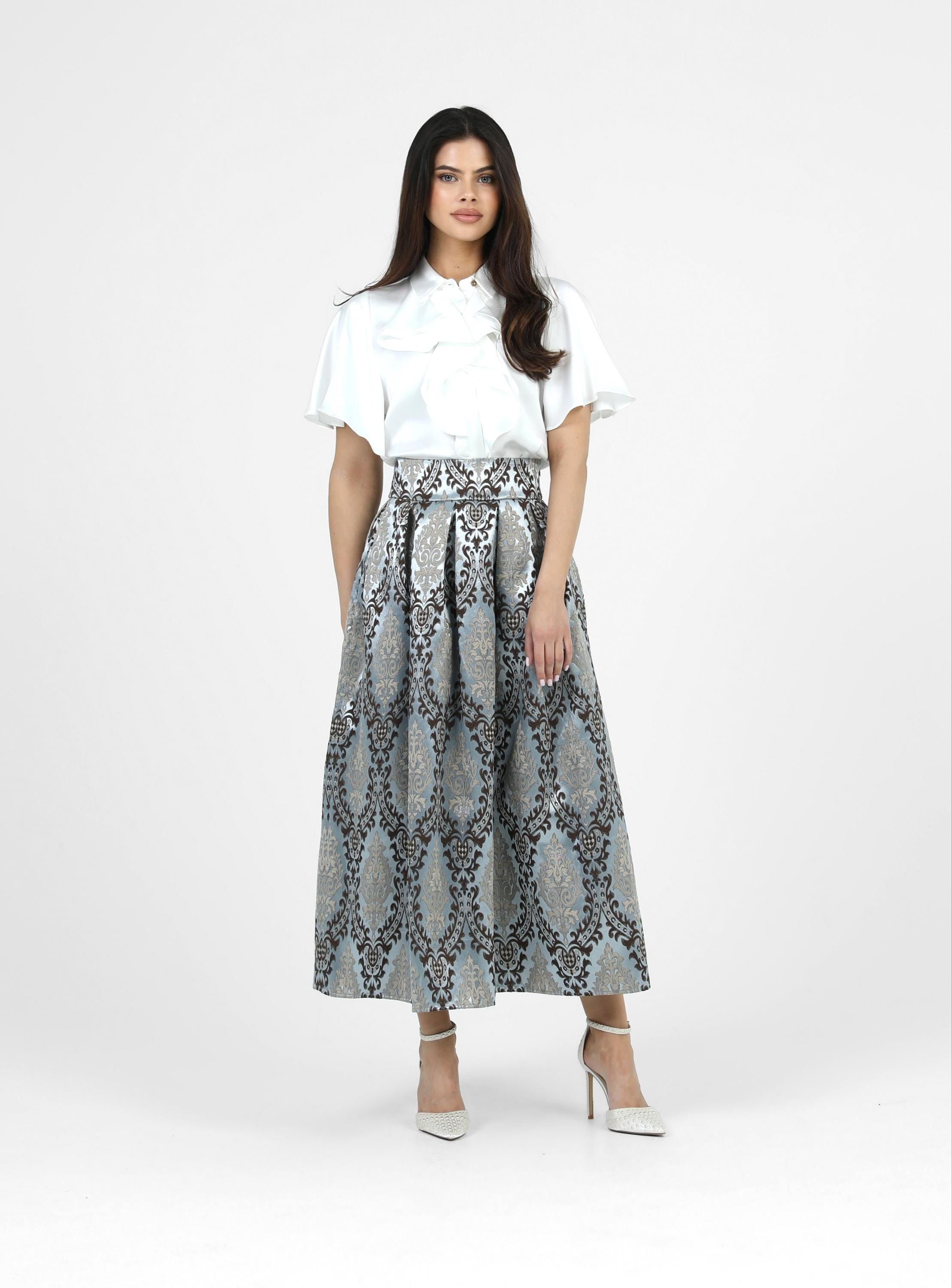 ANDREA&Co. Jacquard Ribbon Skirt 【公式通販】 ANDREA&Co. Jacquard