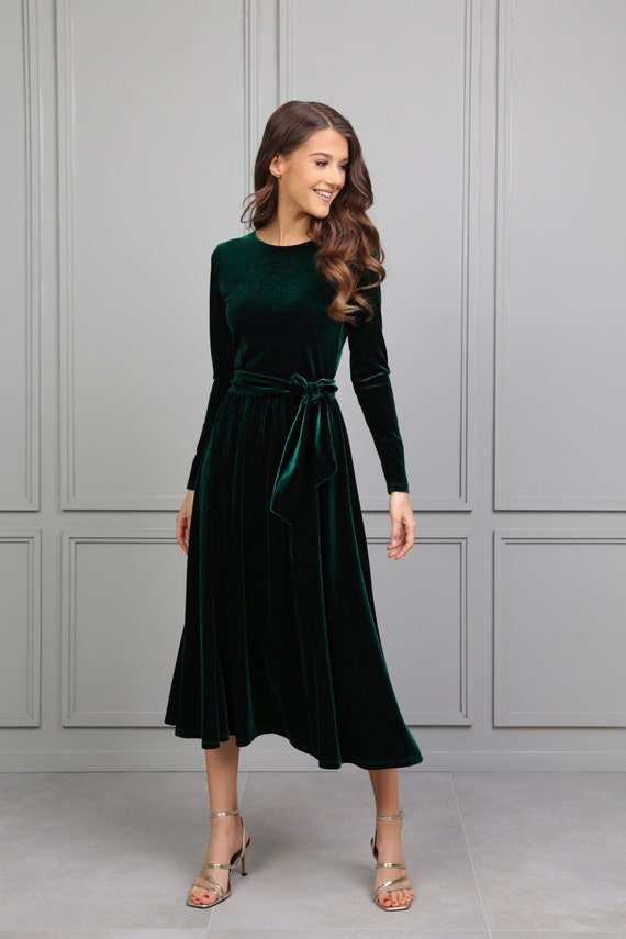 Velvet A-line Newest Long Prom Dresses, Elegant Wedding Guest Dresses, Bridesmaid Dresses Velvet A-line Newest Long Prom Dresses, Elegant Wedding Guest Dresses, Bridesmaid Dresses