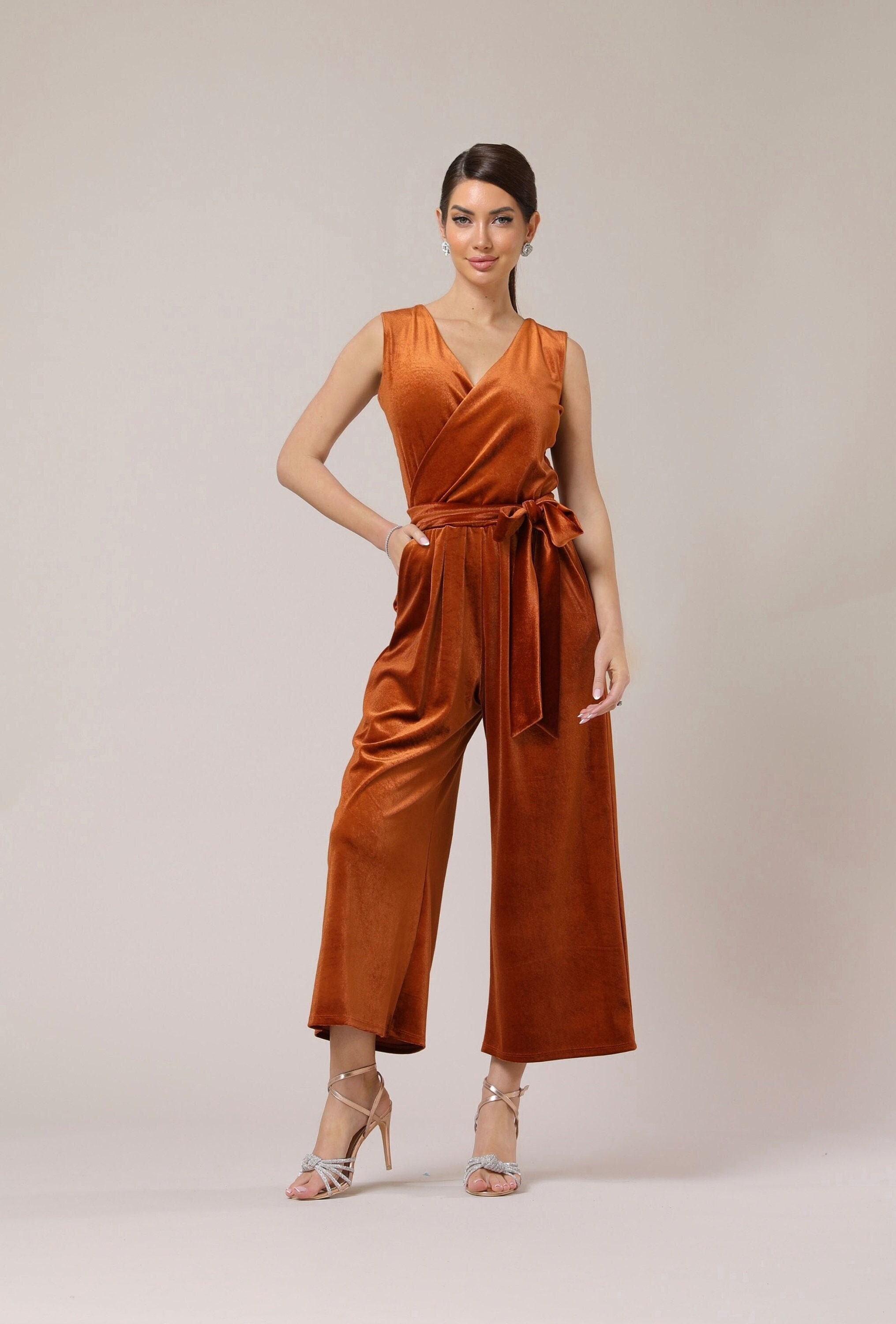 Rust Orange Jumpsuit UK