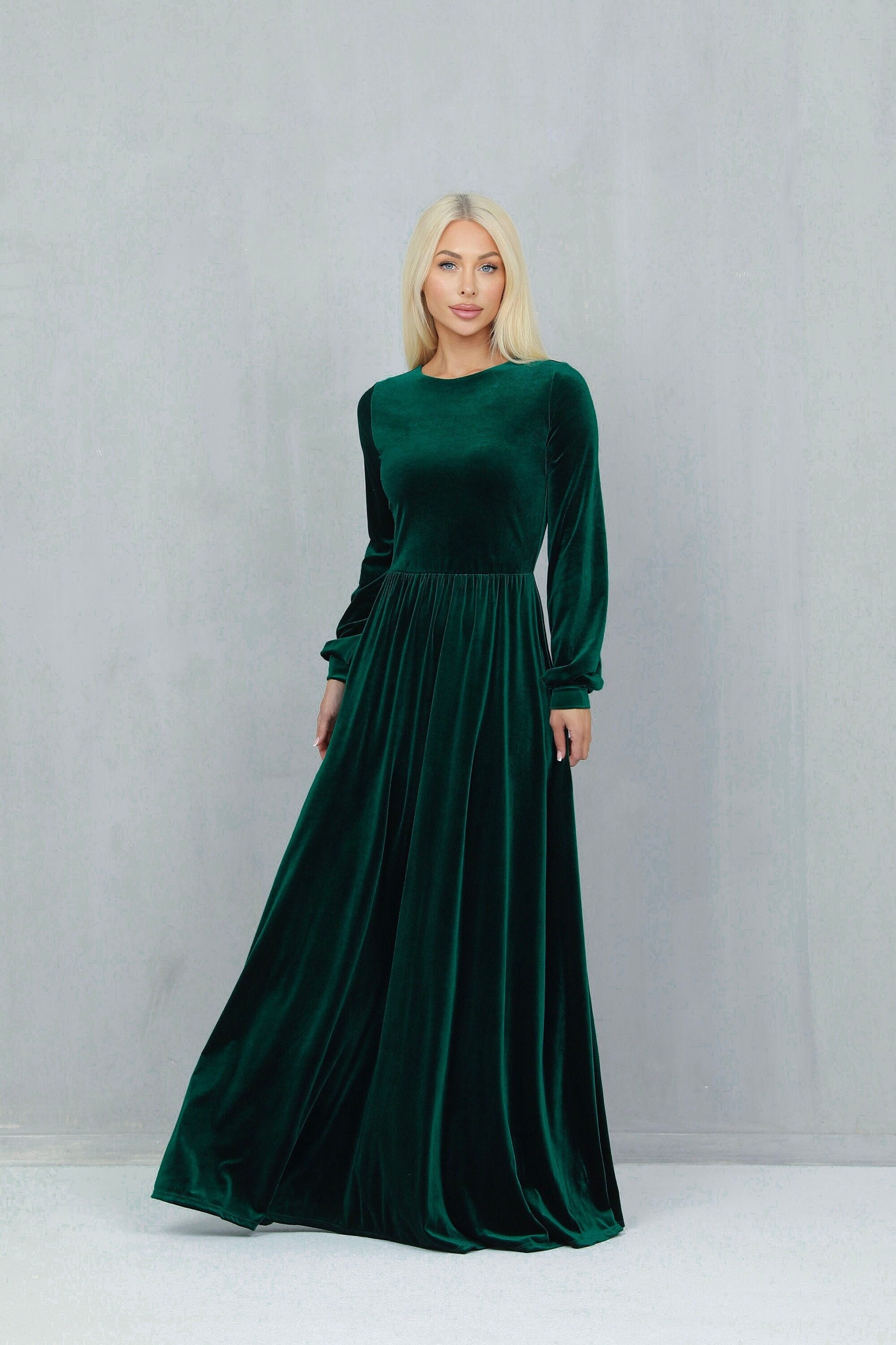 sachin and babi light blue dress Wedtrend Women Dark Green Prom Dress Mermaid V-Neck Satin Long Appliques Sequin  Evening Dress with Slit – Wedtrend UK main image 0