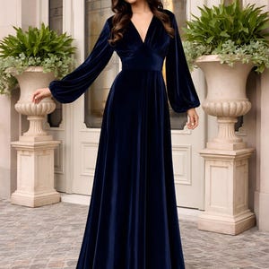 Velvet Balloon Dress - Etsy