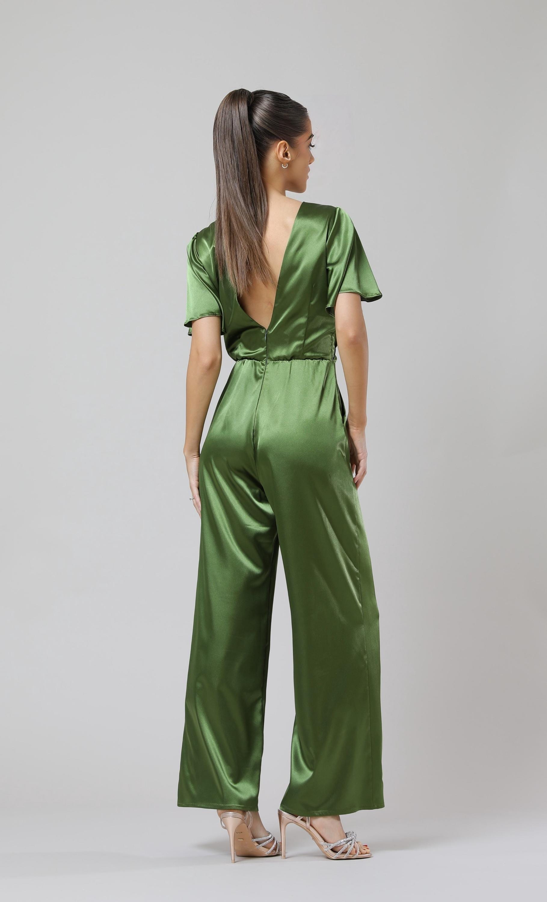 OTONA SATIN WIDE SALOPETTE roughlow otona satin wide salopette  