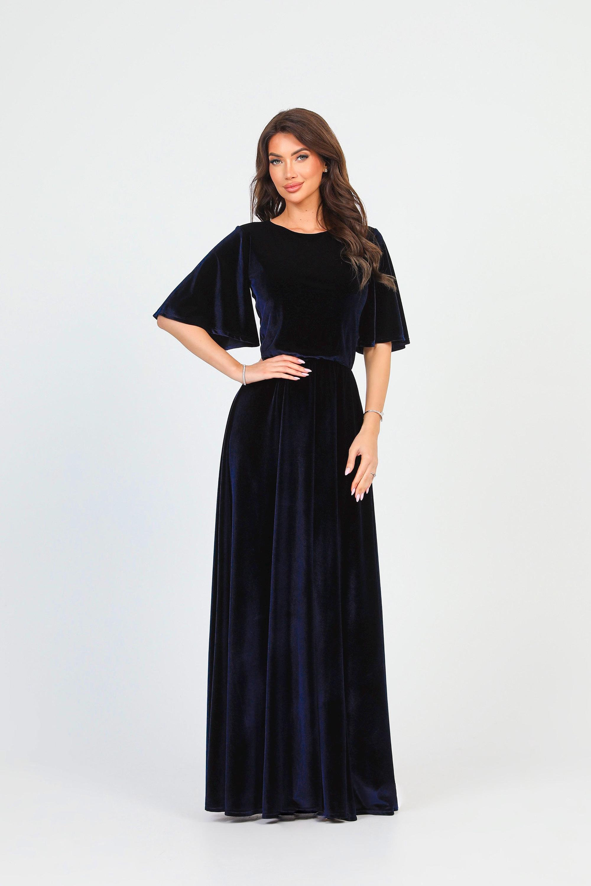 denim dress long Maxi Blue / Small Size:Medium - Tall Royal Blue Spikey Dress SCH006586_BL_XXL Mermaid style long dress