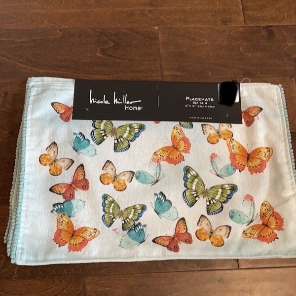 Nicole Miller Placemats Etsy