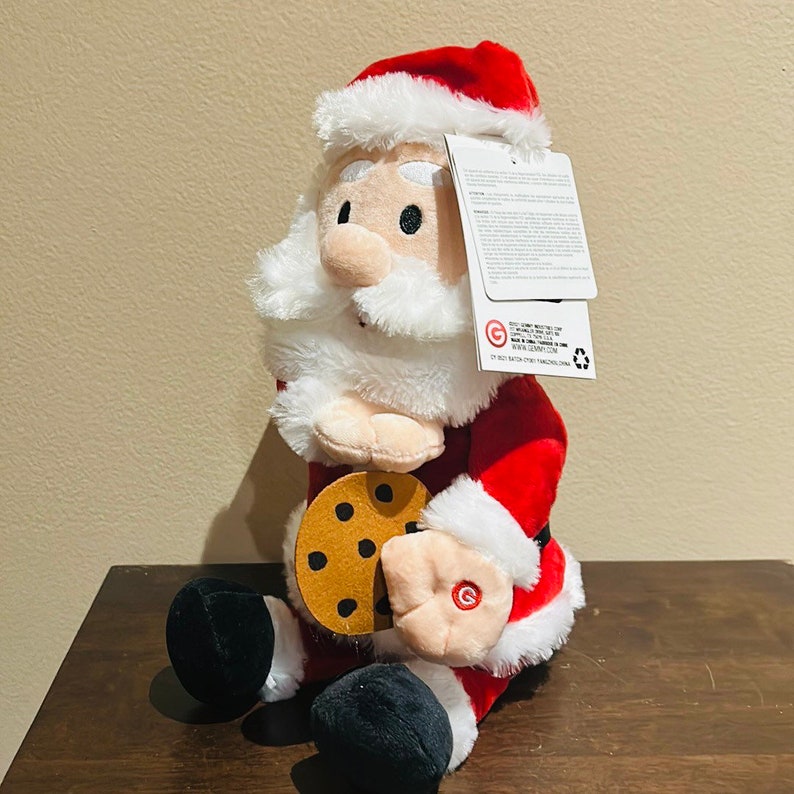 Gemmy Animated Santa Claus Singing Christmas Decor Gift Etsy