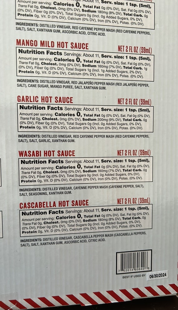 12 Days of Hot Sauce Advent Calendar Christmas White Elephant - Etsy