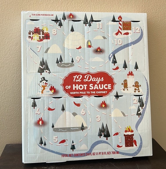 12 Days Of Hot Sauce Advent Calendar