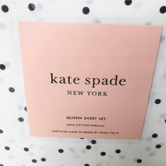 Kate Spade Queen Size Confetti Mini Dot Sheet Set White/black - Etsy  Australia