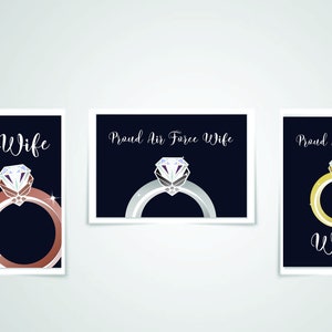 Proud Air Force Wife 8x10 Trio Printable *Instant Download*