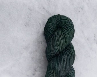 Hand Dyed DK Yarn | Merino Silk Blend | Soft & Silky: Pine | PREORDER