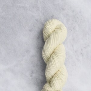 Hand Dyed DK Yarn | Cashmere Merino Blend | Cashmerino Cream | PREORDER