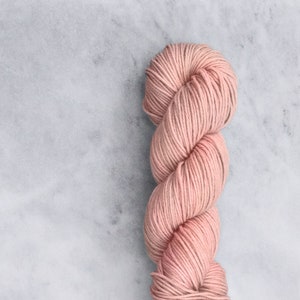 Hand Dyed DK Yarn | Merino Silk Blend | Soft & Silky: Sake | PREORDER