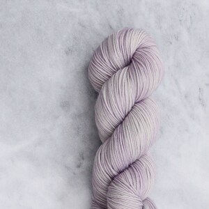 Hand Dyed Sock Yarn Merino Nylon Blend Super Sock: Lilac PREORDER image 1