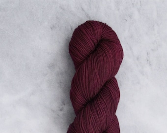 Hand Dyed Sock Yarn | Merino Nylon Blend | Super Sock: Ruby | PREORDER