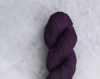 Hand Dyed Sock Yarn | Merino Nylon Blend | Super Sock: Amethyst| PREORDER