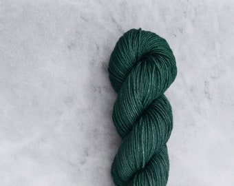 Hand Dyed DK Yarn | Merino Silk Blend | Soft & Silky: Emerald | PREORDER