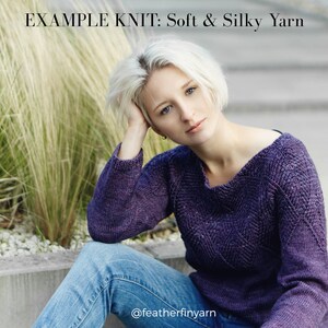 Hand Dyed DK Yarn Merino Silk Blend Soft & Silky: Pine PREORDER image 3