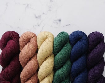 Hand Dyed Yarn Gradient Kit | Super Sock: Dark Pride | PREORDER