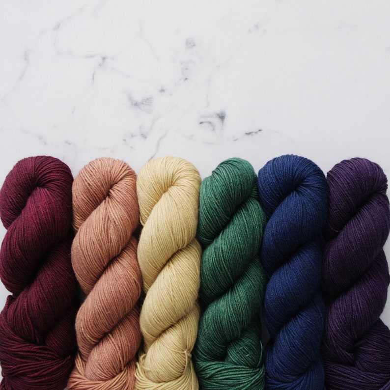 Hand Dyed Yarn Gradient Kit Super Sock: Dark Pride PREORDER image 1