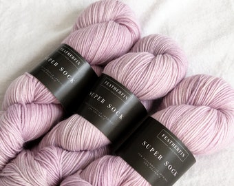Hand Dyed Sock Yarn | Merino Nylon Blend | Super Sock: Magnolia