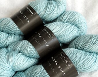 Hand Dyed Sock Yarn | Merino Nylon Blend | Super Sock: Glacier