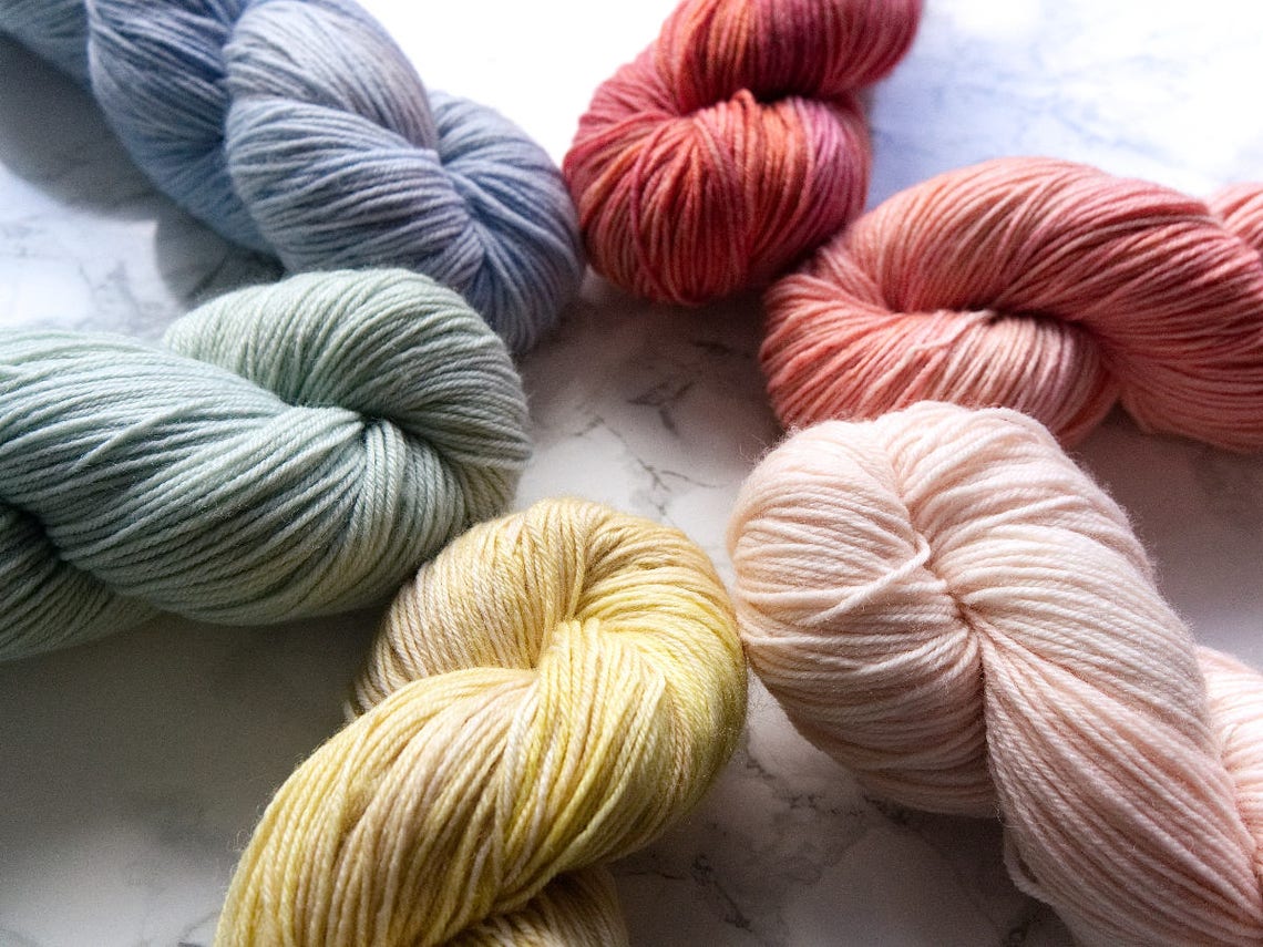 Find Your Fade Kit Hand Dyed Yarn Gradient Set Spring Etsy