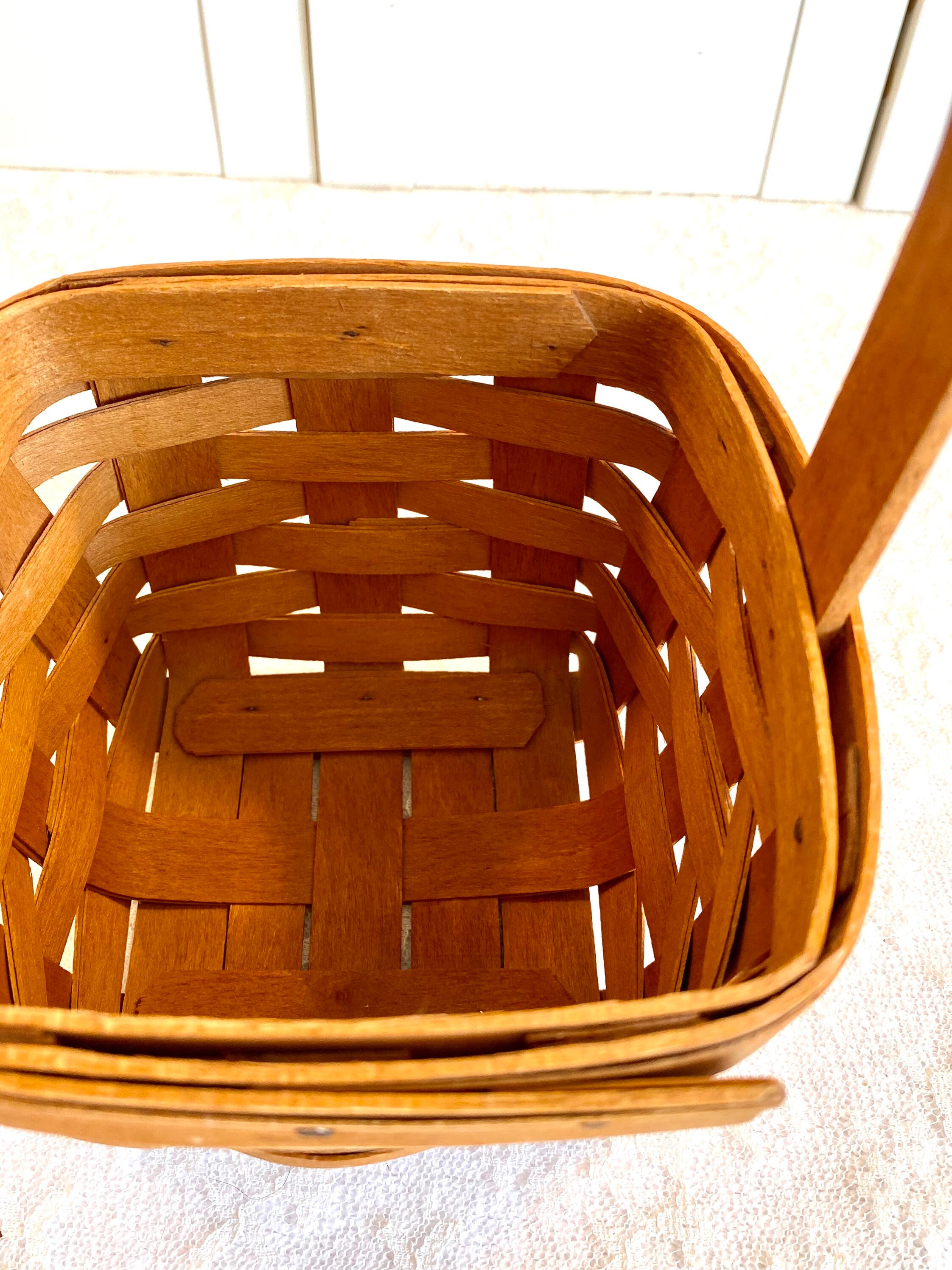 Vintage Longaberger Basket ~ 1994 ~ Small Square Basket - Etsy