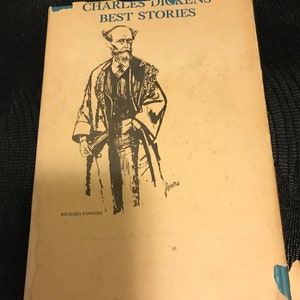 Libro antiguo de 1959 Las mejores historias de Charles Dickens, editado por Morton Dauwen Zabel, recuerdo coleccionable imagen 2