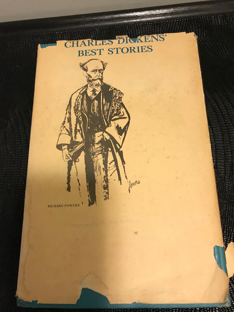 Libro antiguo de 1959 Las mejores historias de Charles Dickens, editado por Morton Dauwen Zabel, recuerdo coleccionable imagen 2