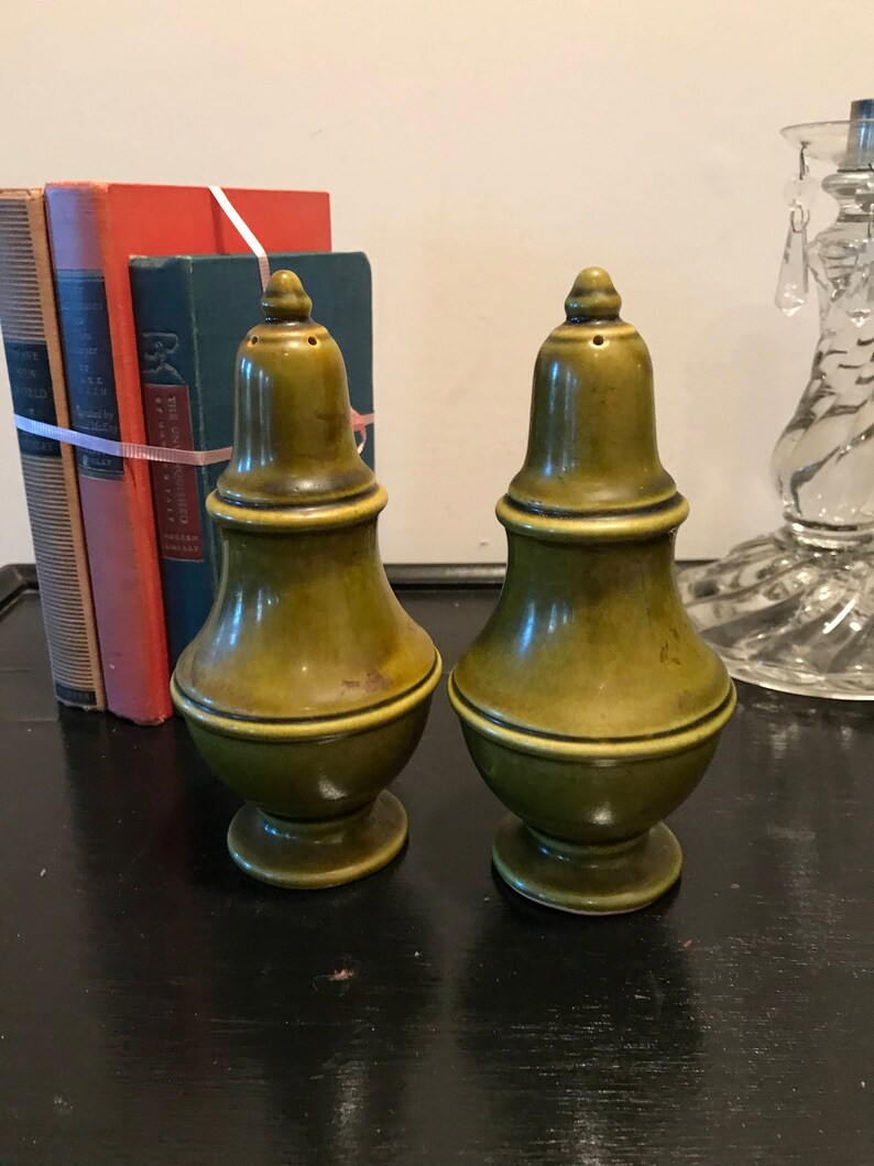 Vintage Los Angeles California Pottery Olive Green Ceramic Etsy